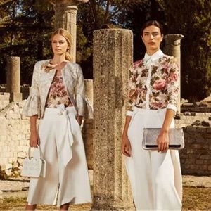 Anne Fontaine Floral Tops in White and Pink